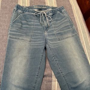 American eagle denim joggers. Size 14